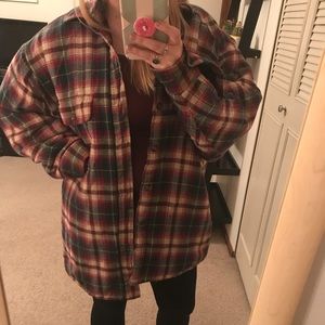 abercrombie flannel jacket